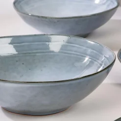 Platos<CASA Earth Ice Plato Hondo Azul Claro