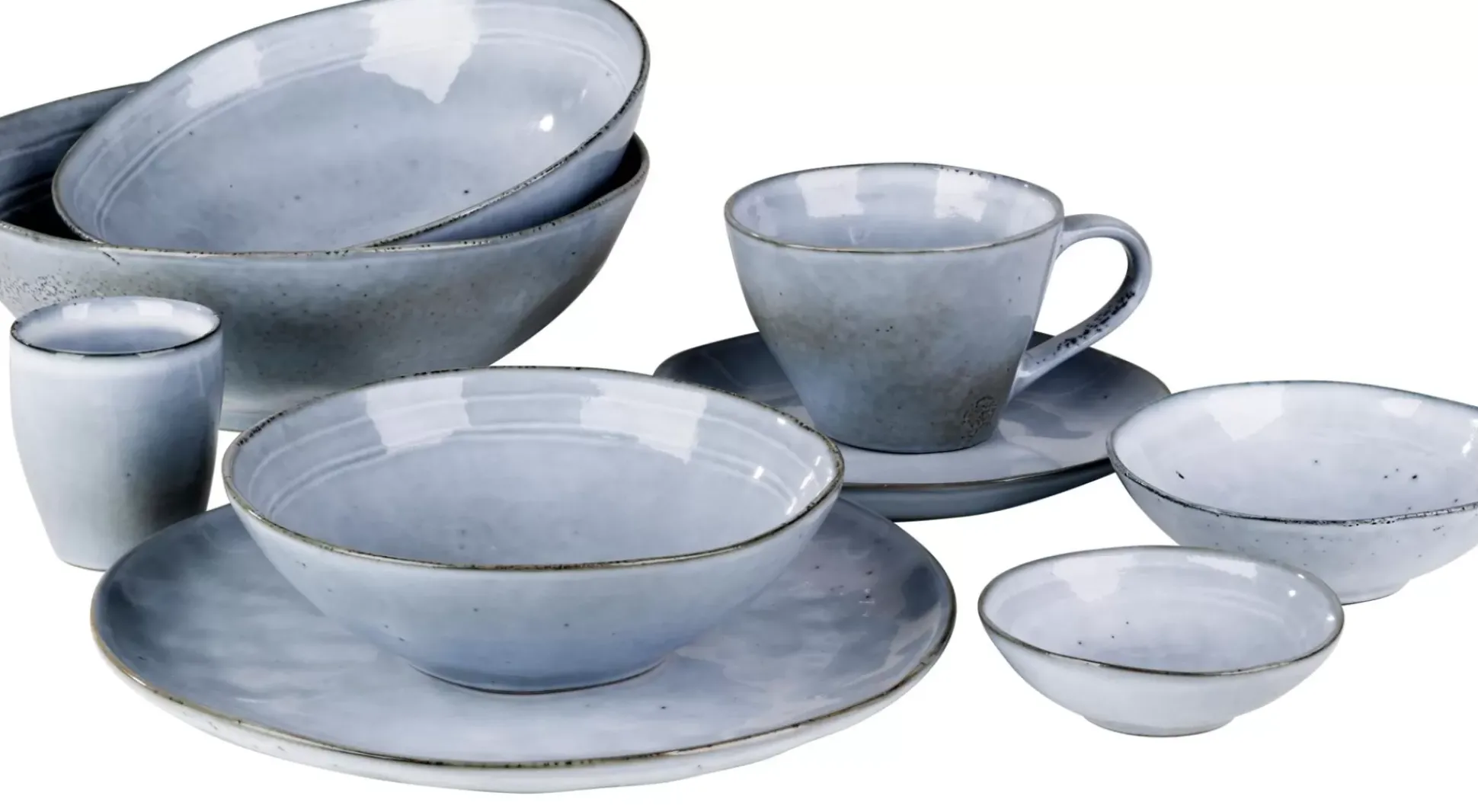 Tacitas<CASA Earth Ice Taza Jumbo Azul Claro