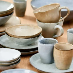 Platos<CASA Earth Lagoon Plato Hondo Verde Claro