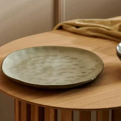 Platos<CASA Earth Lagoon Plato Llano Verde Claro