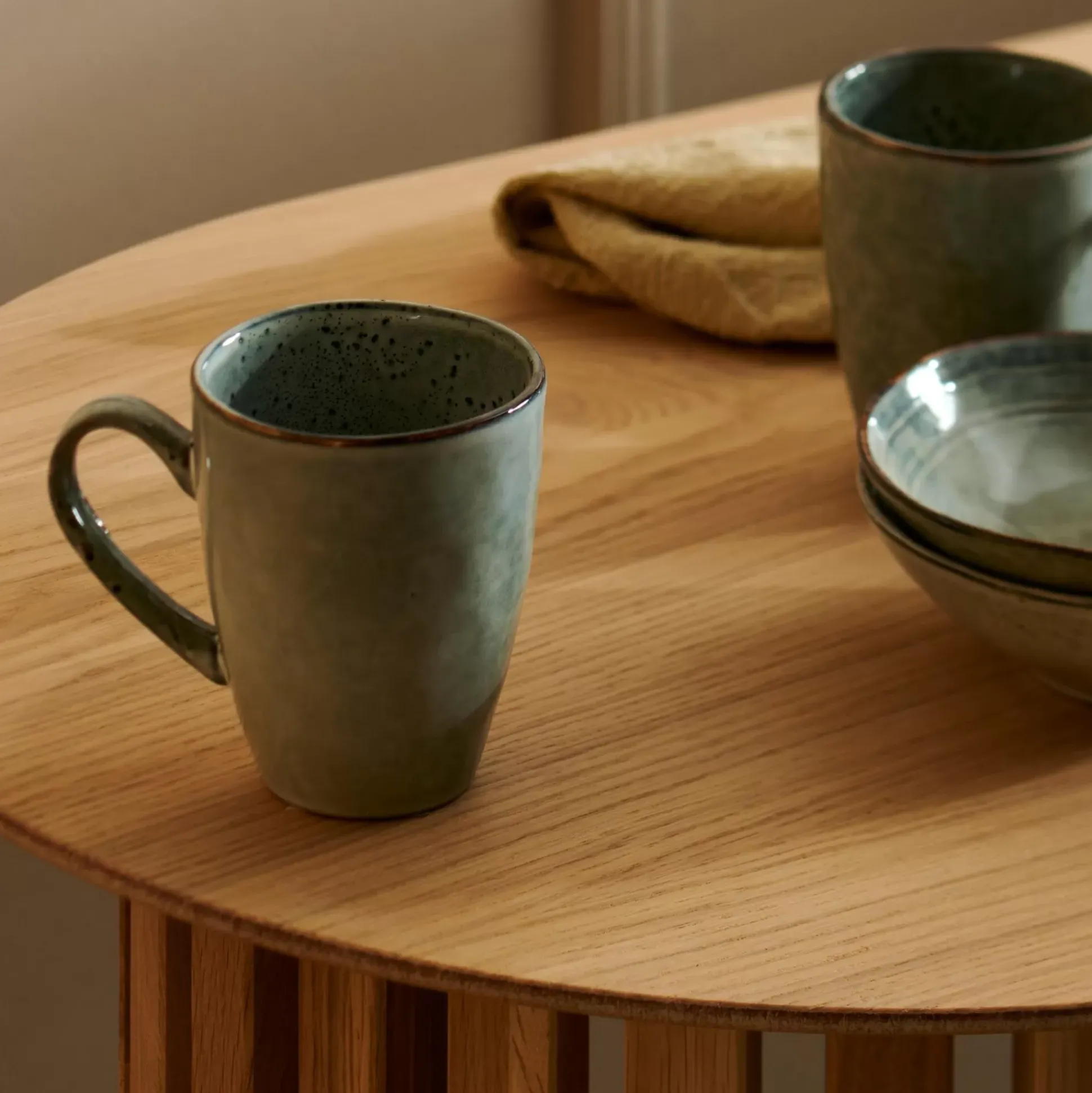 Tacitas<CASA Earth Lagoon Taza Con Asa Verde Claro