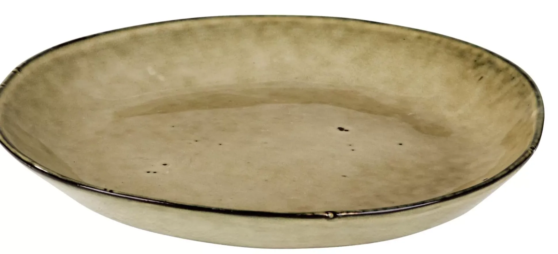 Platos<CASA Earth Sand Plato De Postre Marron Claro