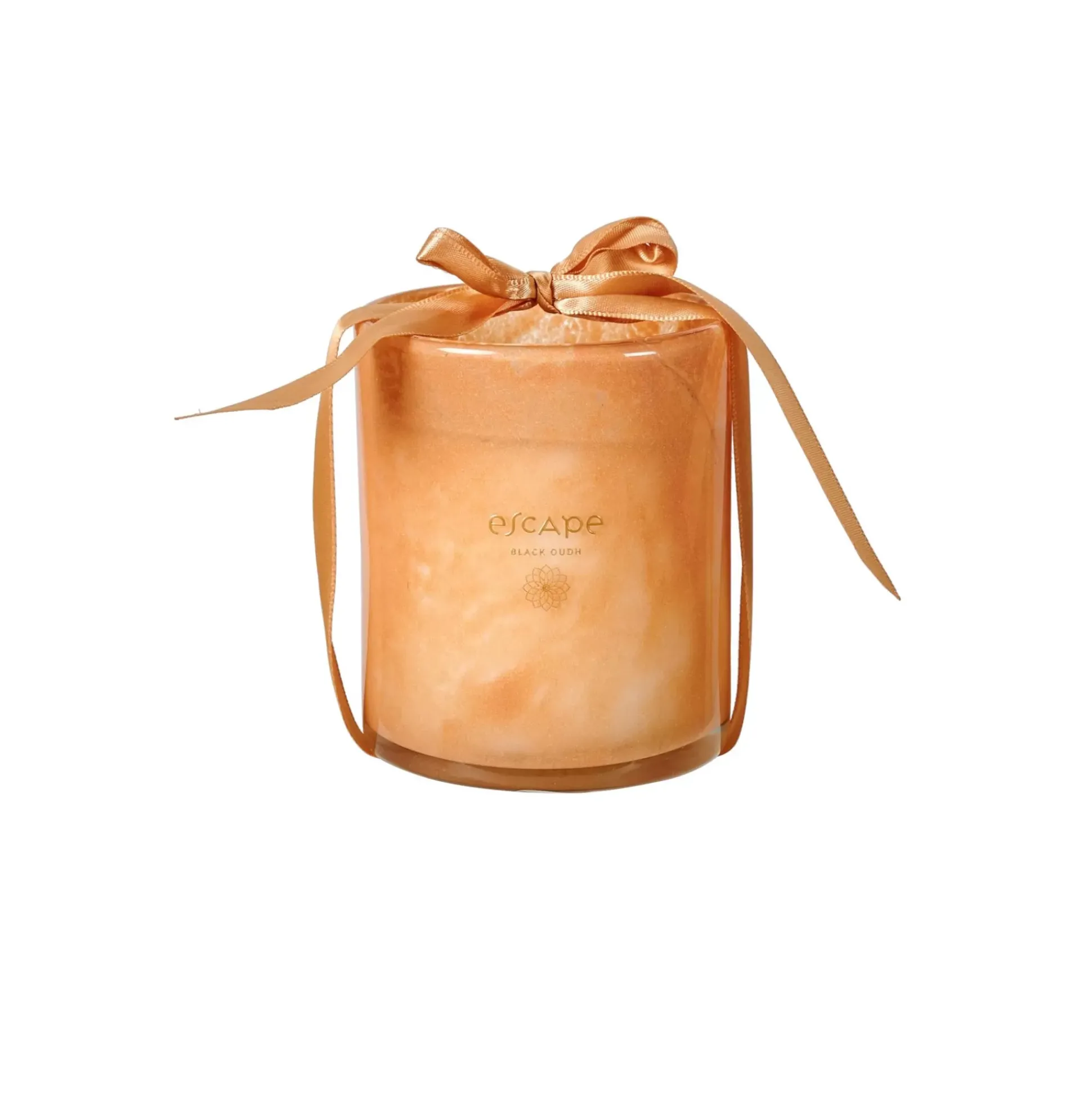 Velas<CASA Escape Black Oudh Vela Perfumada En Vaso Blanco, Color Rosa Viejo