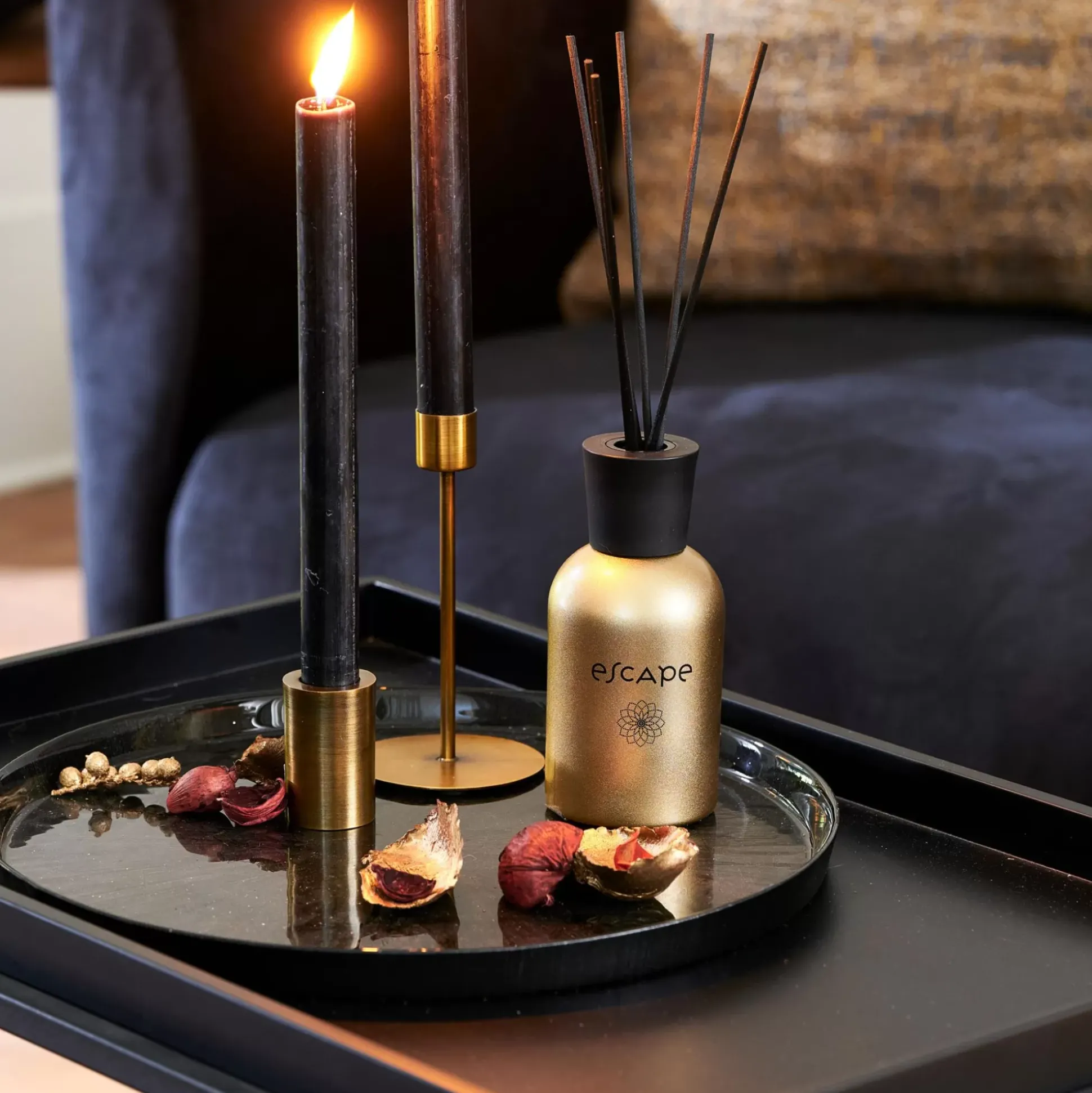 Articulos Aromáticos<CASA Escape Golden Bliss Aceite Perfumado Dorado, Burdeos