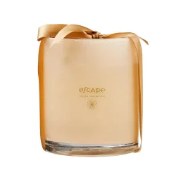 Velas<CASA Escape Indian Inspiration Vela Perfumada En Vaso Blanco, Beis, Multicolor