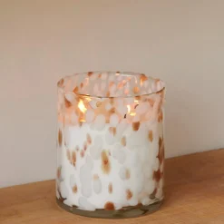 Velas<CASA Escape World Of Goa Vela Perfumada En Vaso Blanco, Dorado, Multicolor