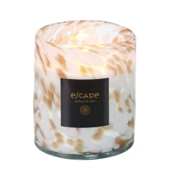 Velas<CASA Escape World Of Goa Vela Perfumada Blanco, Dorado, Multicolor