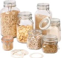 Tarros<CASA Fido Tarro Hermetico Transparente