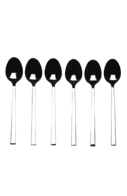 Juegos<CASA Fine Cucharillas De Cafe Juego De 6 Plateado