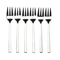 Juegos<CASA Fine Tenedores Reposteria Juego De 6 Plateado