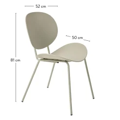 Sillas De Comedor<CASA Finn Silla De Comedor Menta