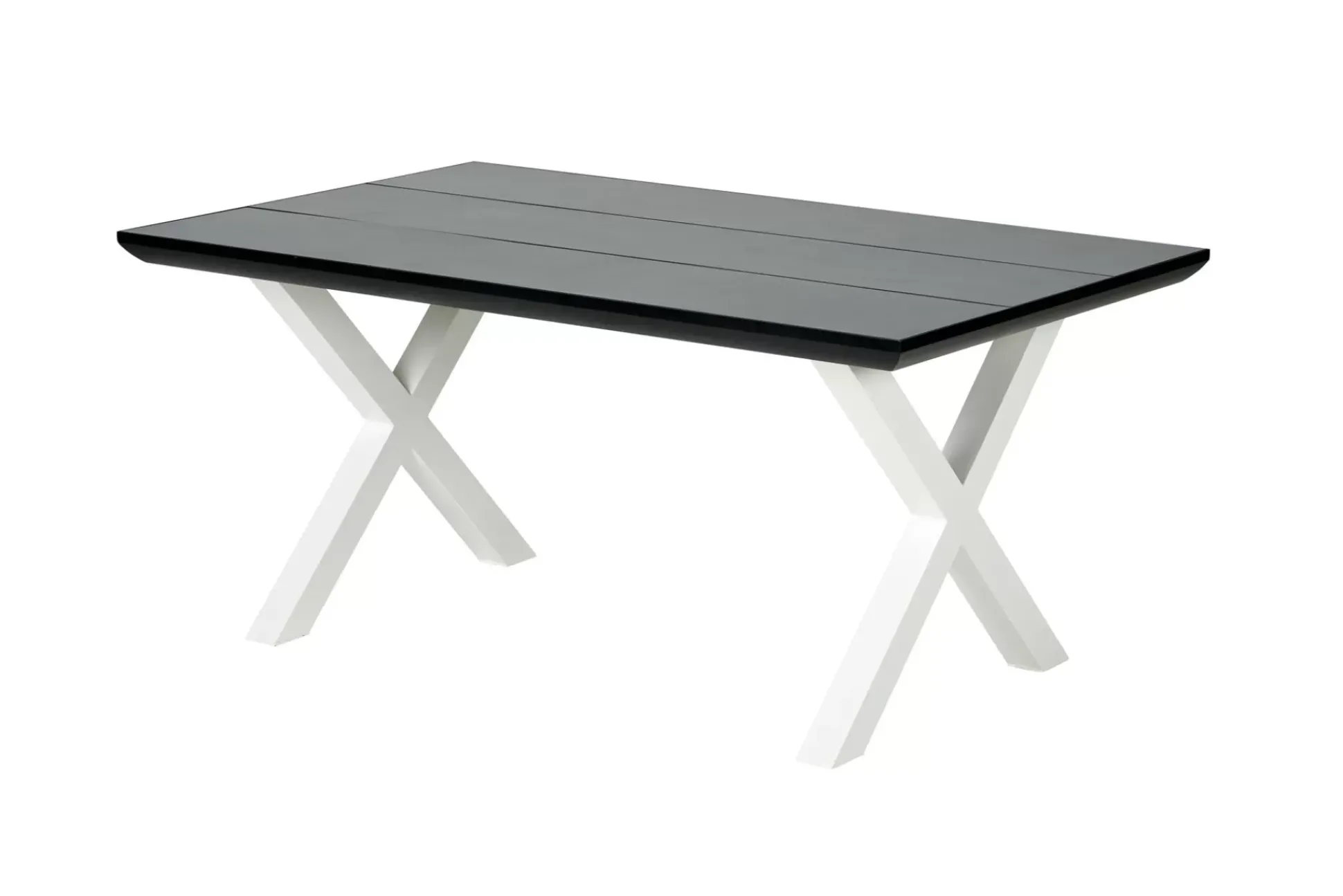 Mesas De Jardín<CASA Formax Mesa De Jardín Con Patas En X Negro/Blanco