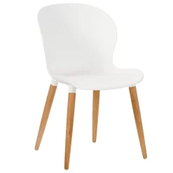 Sillas De Jardín<CASA Frida Silla De Concha Blanca/Natural