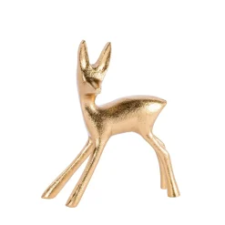Figuras Decorativas<CASA Goldy Decorativa Ciervo Dorado