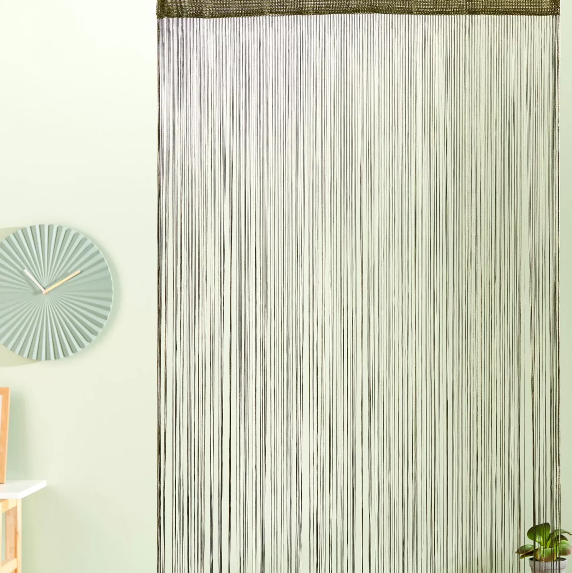 Cortinas<CASA Green Cortina De Flecos Verde