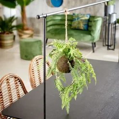 Plantas Artificiales<CASA Greenery Macetero Colgante Con Helecho Verde