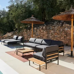 Conjuntos Lounge<CASA Hanna Lounge Banco Negro