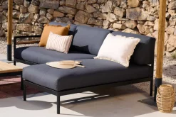 Conjuntos Lounge<CASA Hanna Tumbona Lounge Negro