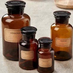 Tarros<CASA Herbora Tarro De Cocina Marron