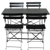 Conjuntos Bistro<CASA Imperial Conjunto Bistro Rectangular Negro