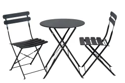 Conjuntos Bistro<CASA Imperial Conjunto Bistro Redondo Negro