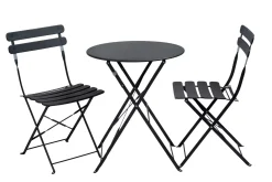 Sillas De Jardín<CASA Imperial Silla Plegable Negro