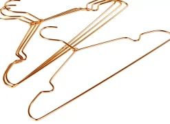 Perchas<CASA Infinity Gold Perchas Juego De 4 Dorado