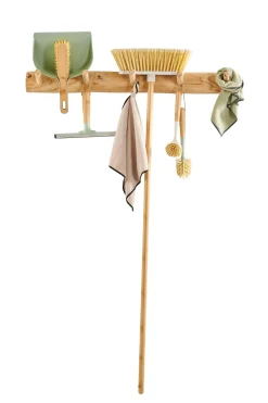 Limpiar<CASA Jasmin Escobilla Y Recogedor Verde, Natural