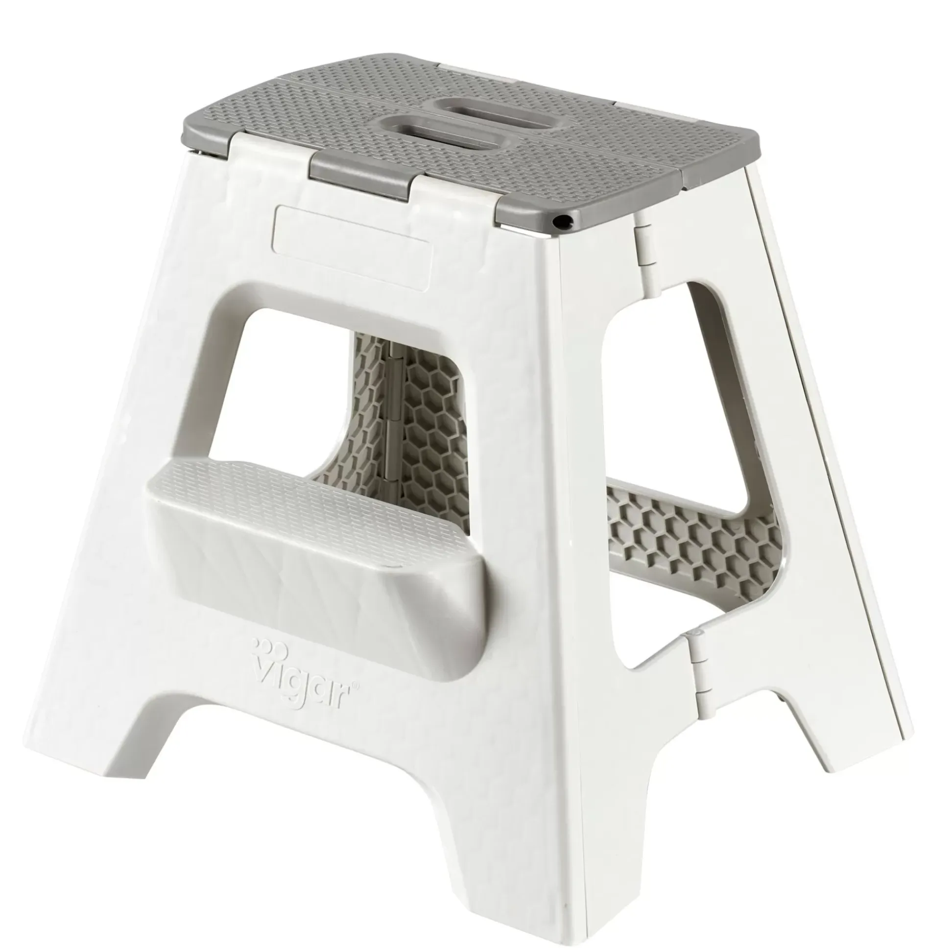 Limpiar<CASA Jasmin Taburete Plegable Deluxe Xl Gris Claro