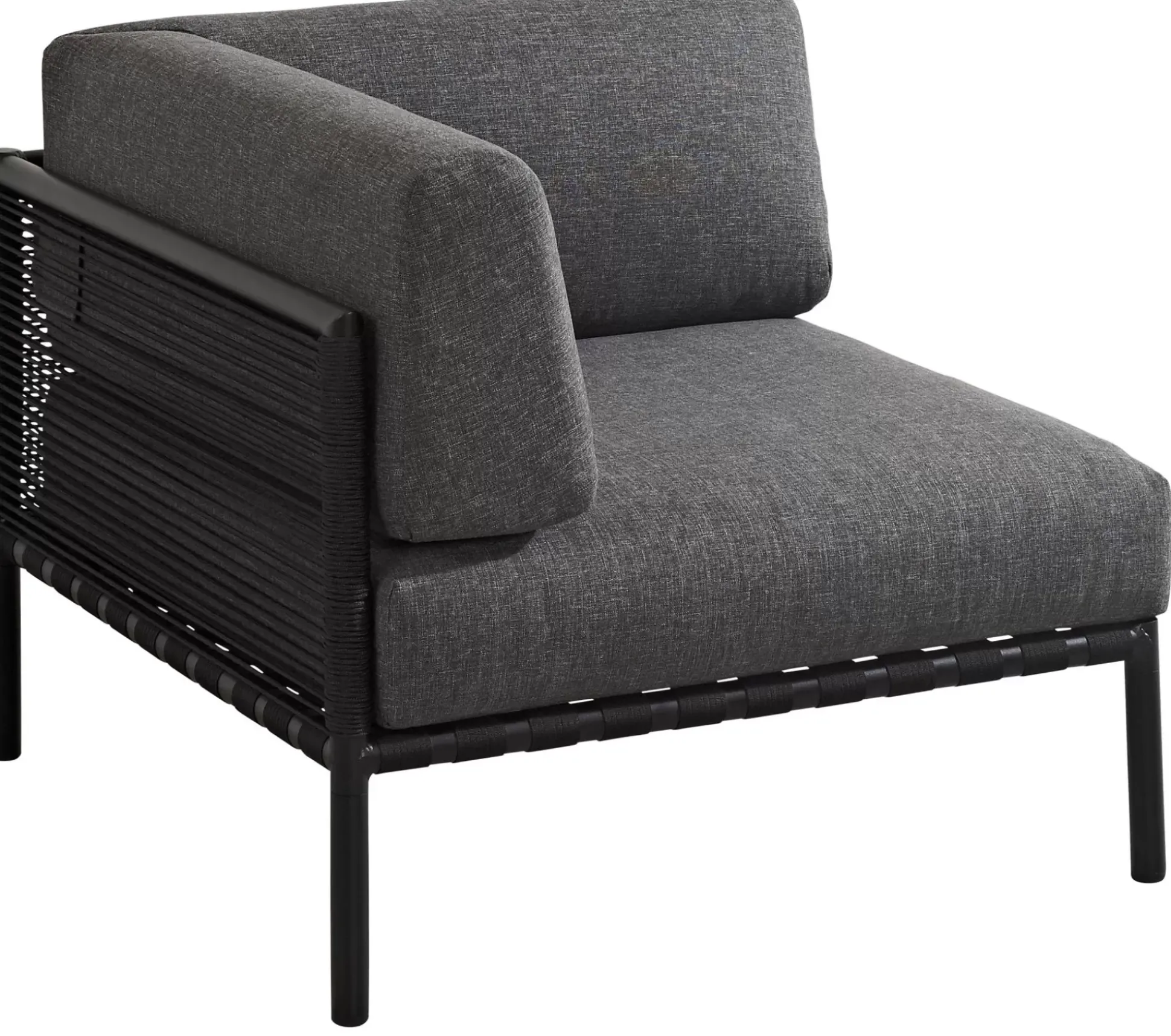 Conjuntos Lounge<CASA Jumbo Silla Esquinera Negro