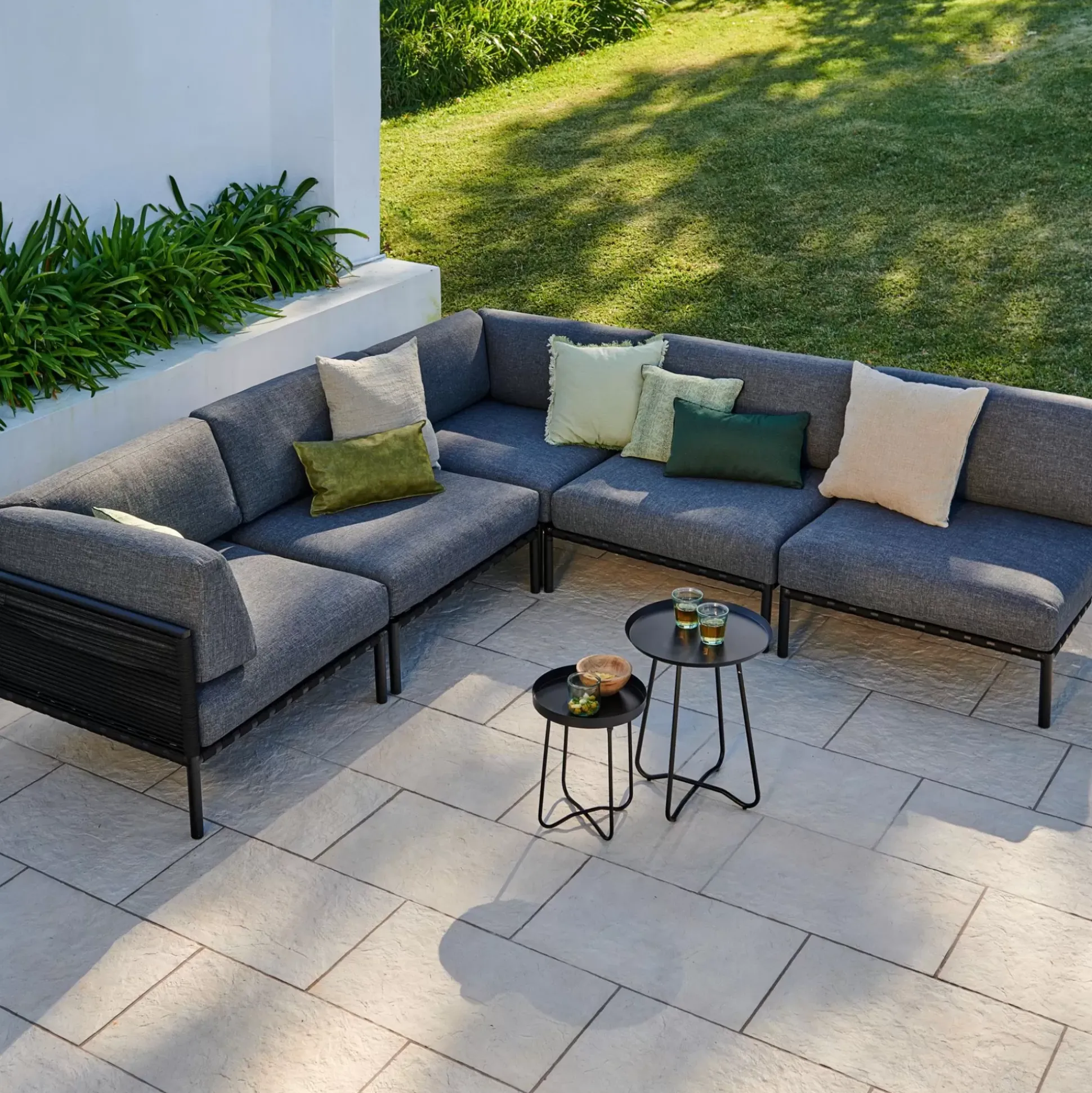 Conjuntos Lounge<CASA Jumbo Silla Esquinera Negro