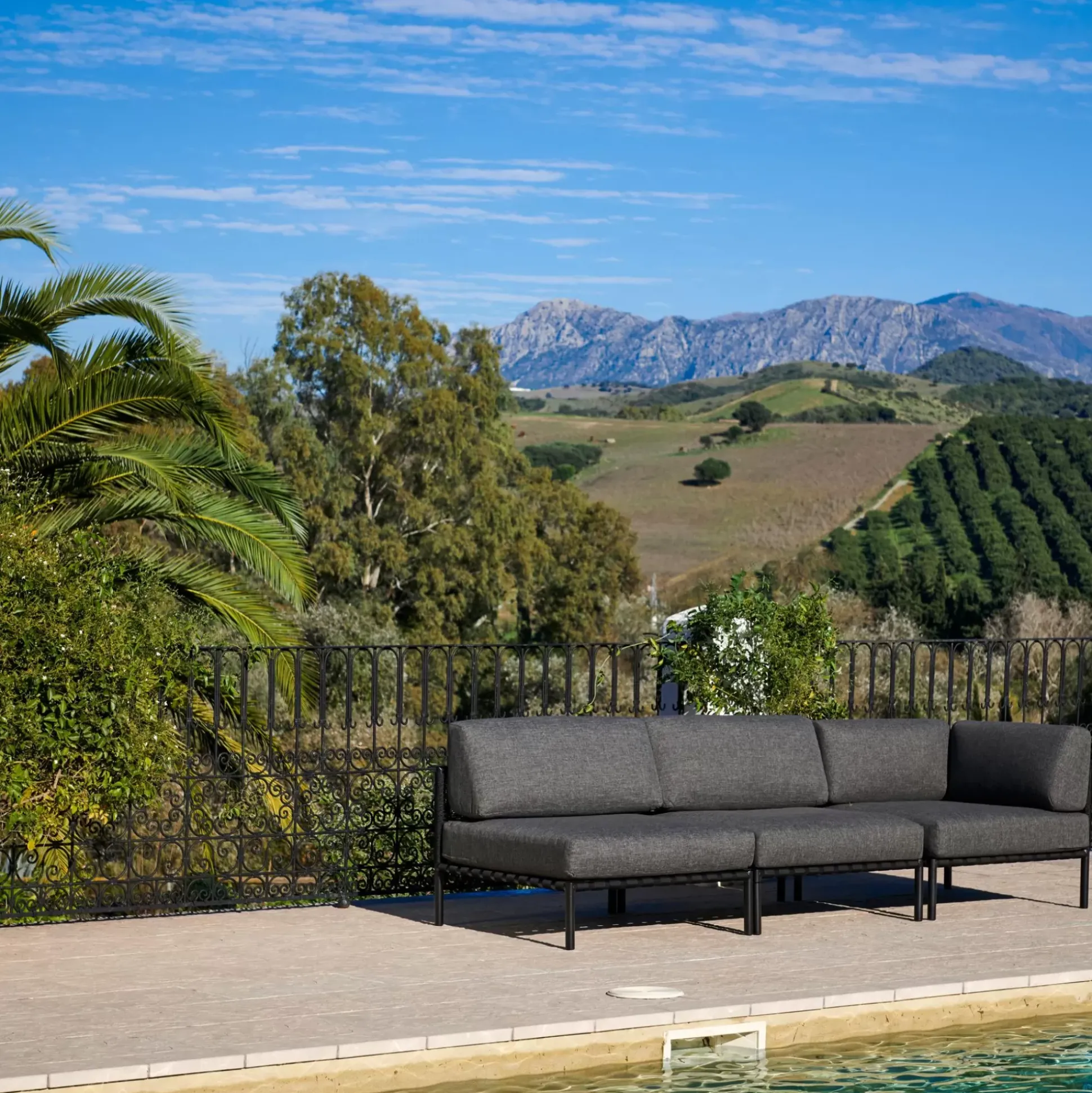 Conjuntos Lounge<CASA Jumbo Silla Esquinera Negro