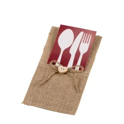 Bolsillo De Cubiertos<CASA Jute Bolsita Portacubiertos Natural