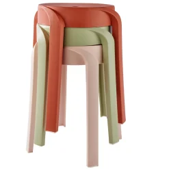 Taburetes<CASA Karlus Taburete Terracota