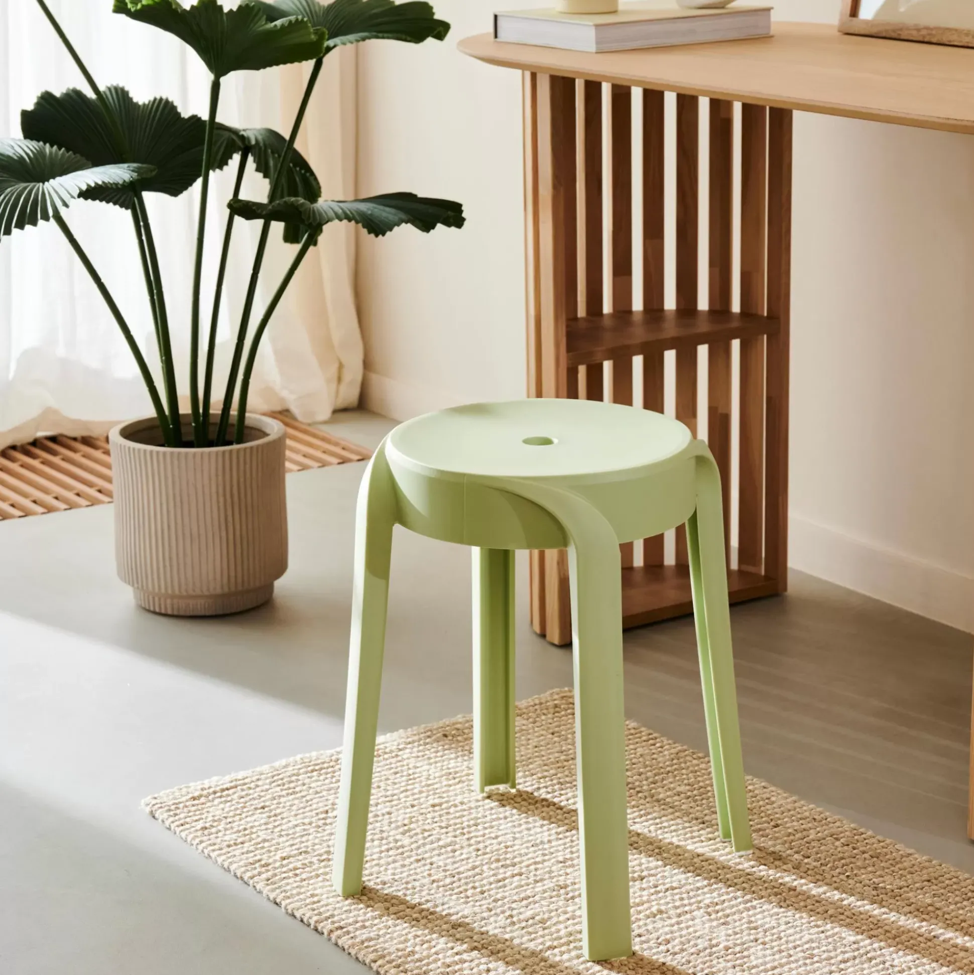 Taburetes<CASA Karlus Taburete Verde