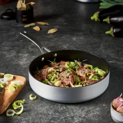 Sartenes<CASA Kastrol Sarten Plateado