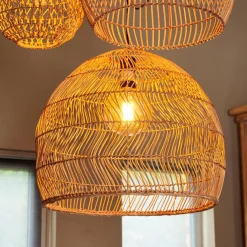 Lamparas Colgantes<CASA Lewis Pantalla Natural