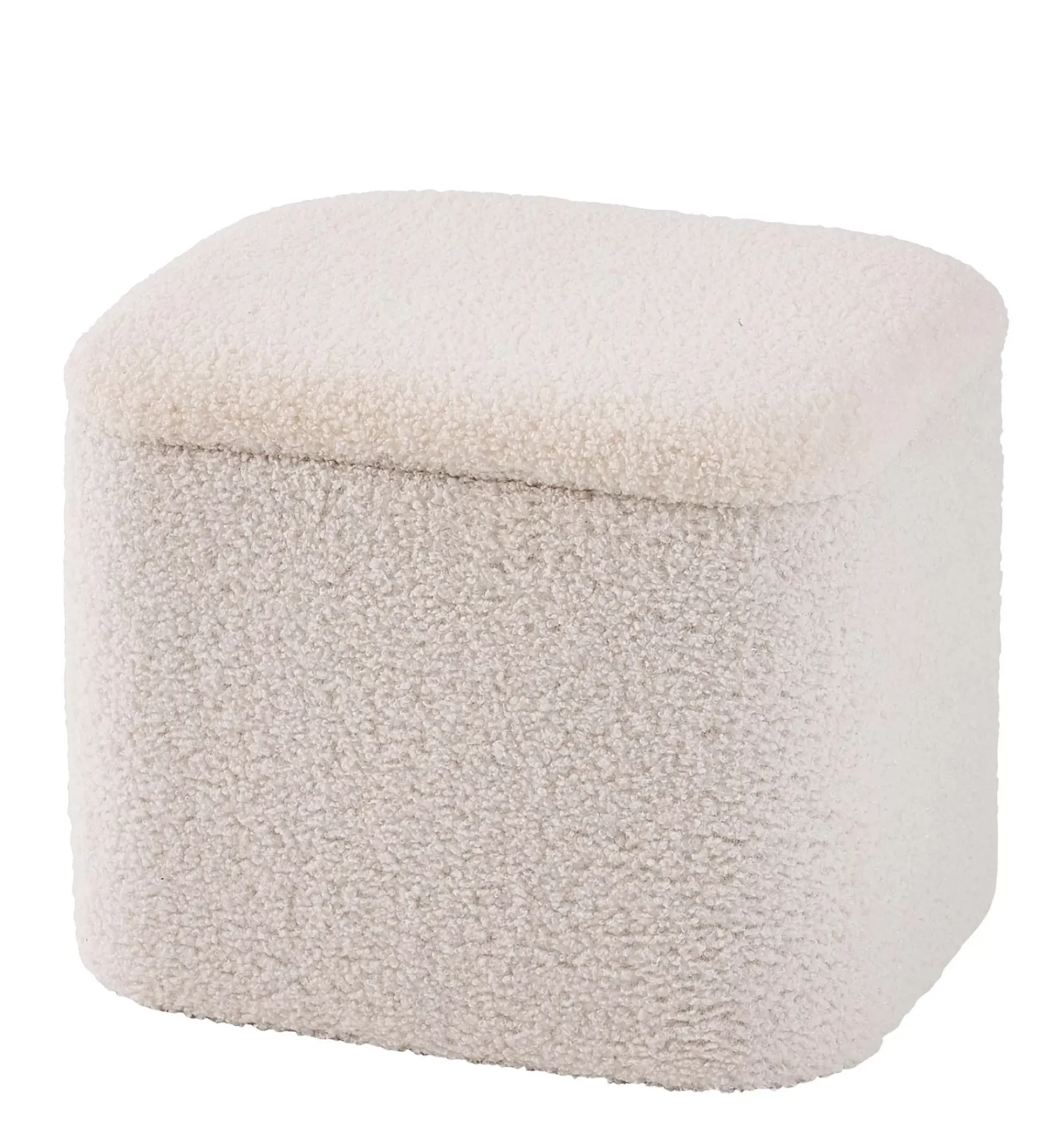 Pufs De Almacenaje<CASA Liam Funcion Almacenaje Blanco