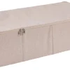 Cajas De Almacenamiento<CASA Linolux Caja De Almacenaje Con Cremallera Beis