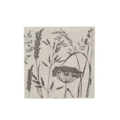 Servilletas<CASA Lolium Beige Paquete De 20 Servilletas Beis