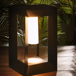 Iluminación Exterior<CASA Lore Lampara Solar Negro