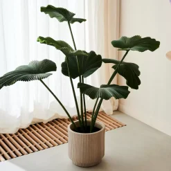 Plantas Artificiales<CASA Lotus Planta Verde