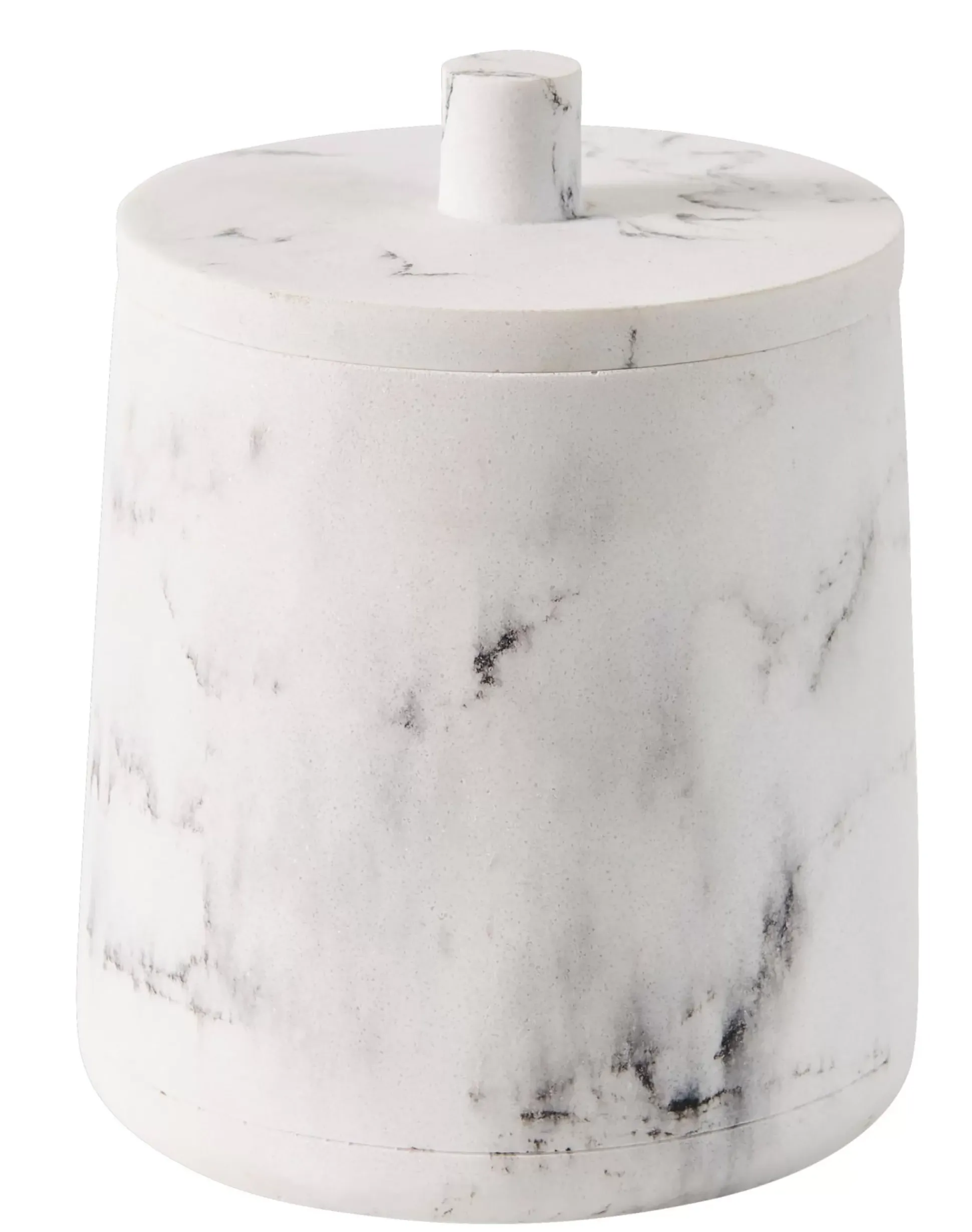 Accesorios De Tocador<CASA Luna Soporte De Algodones Con Tapa Aspecto De Marmol