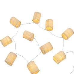 Guirnaldas De Luz<CASA Lynn Guirnalda Farolillo 10 Leds Beis