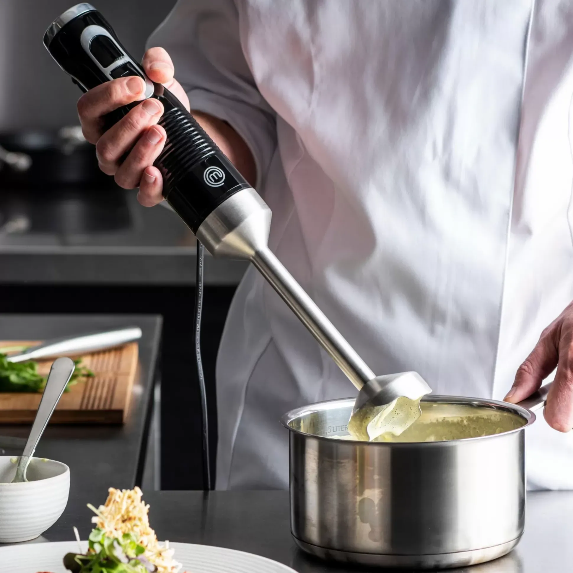 Equipamiento De Cocina<CASA Masterchef Batidora De Mano Negro