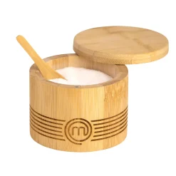 Instrumentos De Cocina<CASA Masterchef Bote Para Sal Con Cuchara Natural