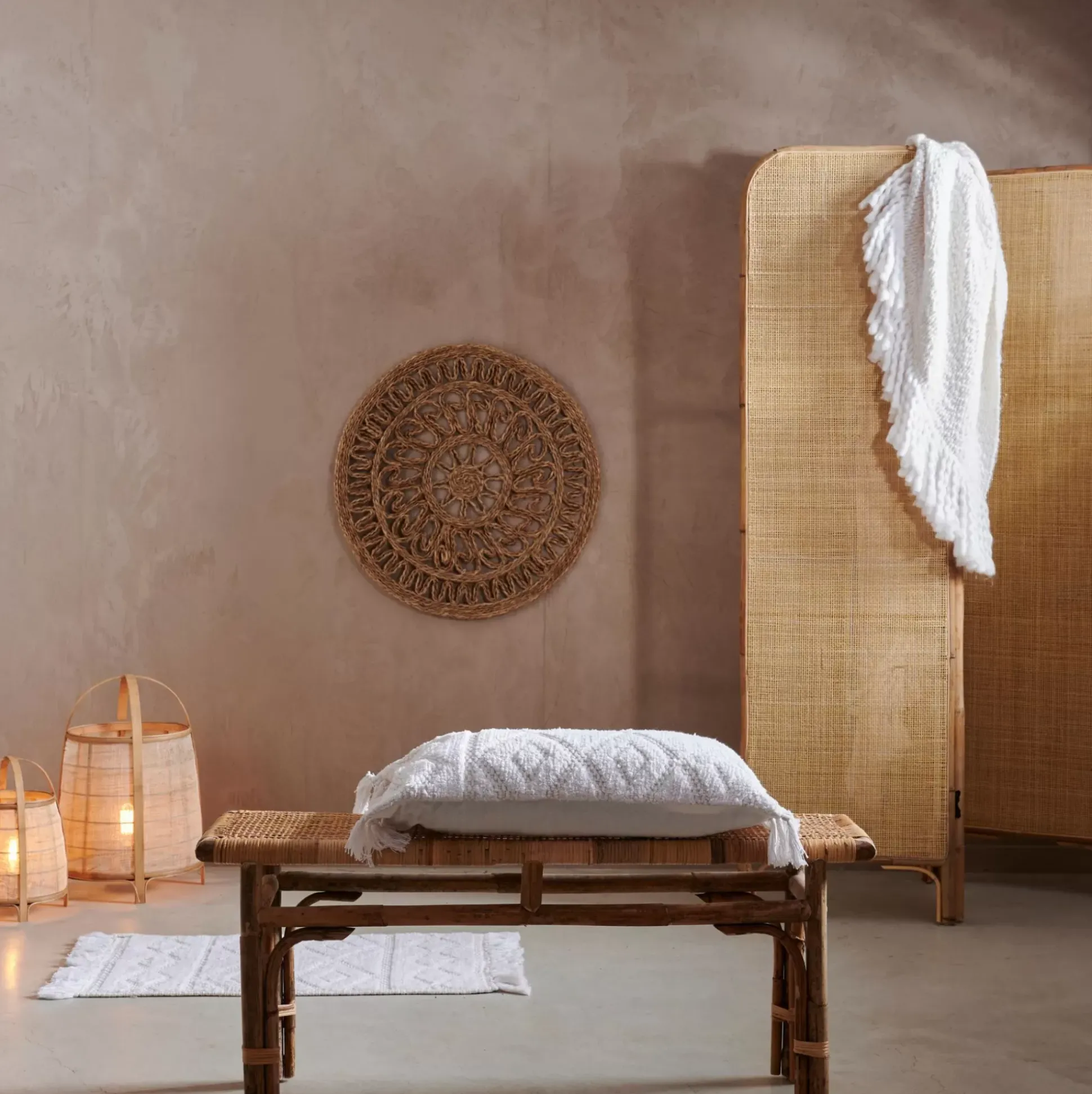 Lamparas De Mesa<CASA Maya Lampara De Mesa Natural