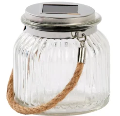 Iluminación Exterior<CASA Mia Lampara Solar Transparente