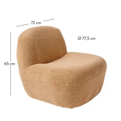 Sofás<CASA Mike Butaca Marron