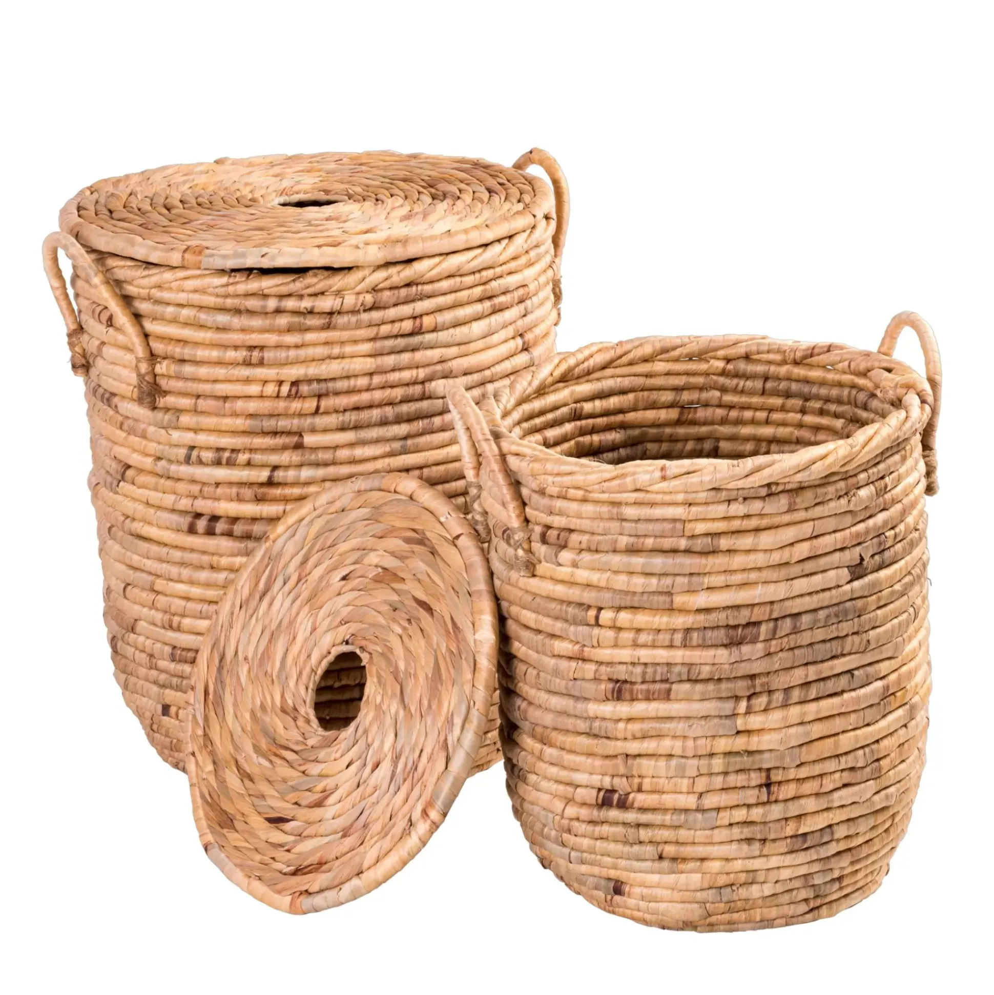 Cesto De La Ropa<CASA Miley Cesta Para Colada Con Tapa Y Asas Natural